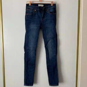 Madewell 9" High Riser Skinny Skinny Jeans in Atlantic